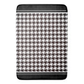 クラシック(白黒千鳥格子の)   バスマット (正面縦)