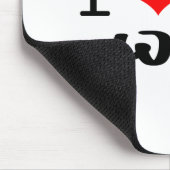 クラシック"私は私のWRX"のデザイン愛します マウスパッド (コーナー)