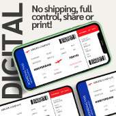 クラシック 航空券 ボーディングパス 招待状