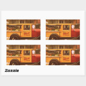 クラシック 長方形シール (シート)