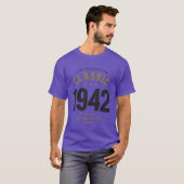 クラシック 1942 80歳の誕生日 レトロ Tシャツ (正面フル)