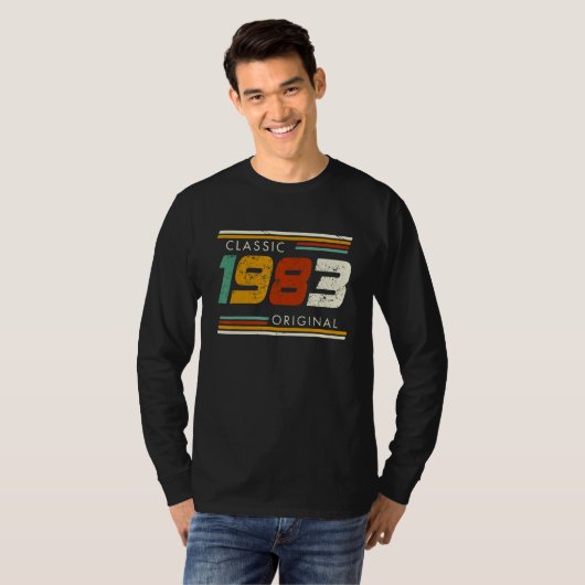 クラシック 1983 オリジナル ヴィンテージ Tシャツ (正面フル)