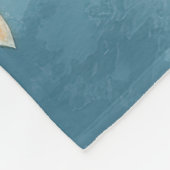 クラシック- Angelic Pink and Red Roses in soft clou フリースブランケット (角)