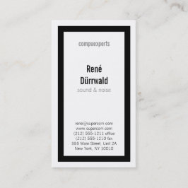 クラシック(BW) 名刺