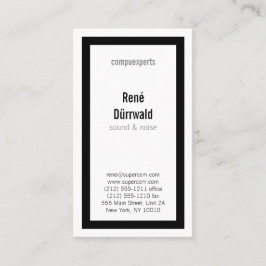 クラシック(BW) 名刺