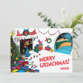 クラシック | The Grinch in Chimney シーズンカード (スタンド正面)