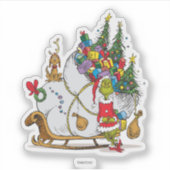 クラシック | The Grinch & Max Runaway Slei シール (正面)