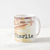 クラシックA Class Diesel、Orient表現、お名前 コーヒーマグカップ (正面右)