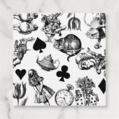 クラシックAlice in Wonderlandキャラクター:オリジナル フェイバータグ (裏面)