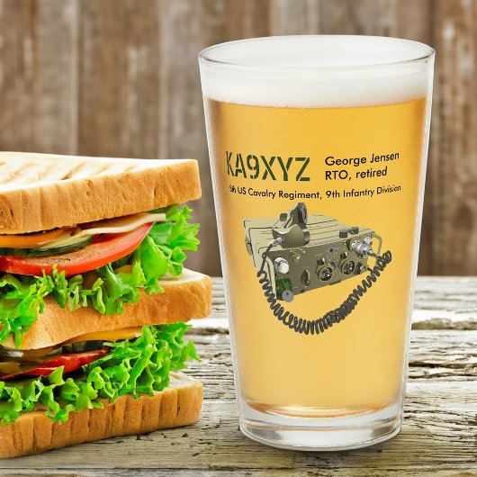 クラシックAN/PRC-77軍隊携帯送受信機 タンブラーグラス