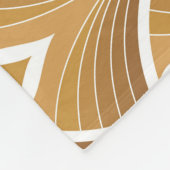 クラシックart deco：幾何学模様。 フリースブランケット (角)