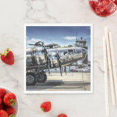 クラシックB-17ウィイ爆撃機 スタンダードランチョンナプキン (インサイチュ)