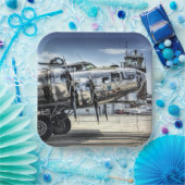 クラシックB-17ウィイ爆撃機 ペーパープレート (パーティー)