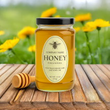 クラシックBee Honey Product Labelシール