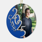 クラシックBlue 2025大学院写真 セラミックオーナメント (左)