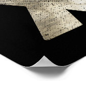 クラシックBMXバイク | Bmxシルバー金ゴールドポスタープリント ポスター (角)