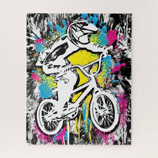 クラシックBmxバイク – BmxフリースタイルBmxパズル ジグソーパズル (縦)