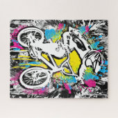 クラシックBmxバイク – BmxフリースタイルBmxパズル ジグソーパズル (横)