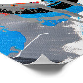 クラシックBmxバイク – BmxフリースタイルBmxポスタープリント ポスター (角)