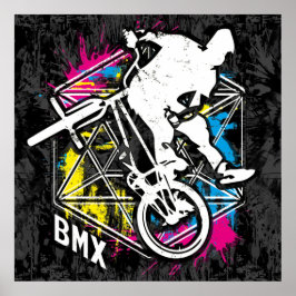 クラシックBmxバイク – BmxフリースタイルBmxポスタープリント ポスター