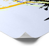 クラシックBMXフラットランカラフルド ポスター (角)