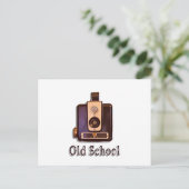 クラシックBox Camera 1950s - Old School ポストカード (スタンド正面)