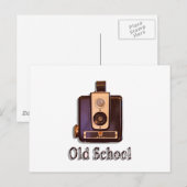 クラシックBox Camera 1950s - Old School ポストカード (正面/裏面)