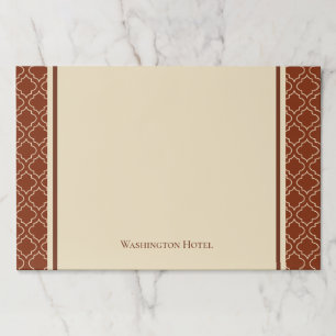 クラシックBrown Desk Notepad ペーパーパッド