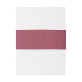 クラシックBurgundy氏の名結婚前 招待状ベリーバンド (裏面例)