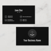 クラシックBusiness Iconsロゴ 名刺 (正面/裏面)