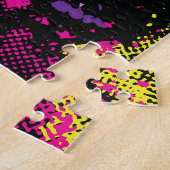 クラシックCamouflage：シームレスなヴィンテージパターン ジグソーパズル (側面)