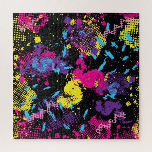 クラシックCamouflage：シームレスなヴィンテージパターン ジグソーパズル (縦)