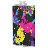 クラシックCamouflage：シームレスなヴィンテージパターン フラスク (左)