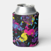 クラシックCamouflage:シームレスなヴィンテージパターン 缶クーラー (缶正面)