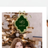 クラシックChristmas Red Plaid写真 シーズンカード