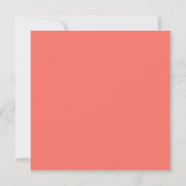 クラシックCoral Monogram日付の保存 セーブザデート (裏面)