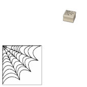 クラシックCorner Spider Cob Web Design ラバースタンプ (押印)