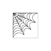 クラシックCorner Spider Cob Web Design ラバースタンプ (インプリント)