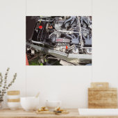 クラシックE型エンジン ポスター (キッチン)