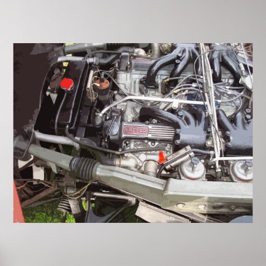 クラシックE型エンジン ポスター (正面)