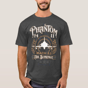 クラシックF-4ファントムII戦闘機ジェット機 Tシャツ