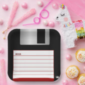 クラシックFDレッドコンピュータギーク ペーパープレート (パーティー)