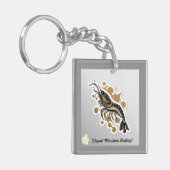 「クラシックFlashデザイン」 キーホルダー (正面左)