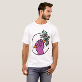 クラシックFood Not Bombシャツ Tシャツ (正面フル)