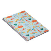 クラシックFRIENDS™アイコンのパターン ノートブック (右側)