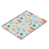 クラシックFRIENDS™アイコンのパターン ノートブック (左側)