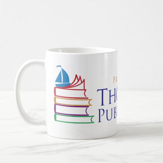 クラシックFriends of Thomaston Public Library Mug コーヒーマグカップ (左)