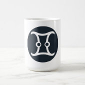 クラシックGemini記号 コーヒーマグカップ (中央)