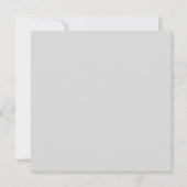 クラシックGray Monogram日付の保存 セーブザデート (裏面)