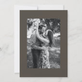 クラシックGrill I Do BBQ婚約パーティ 招待状 (裏面)